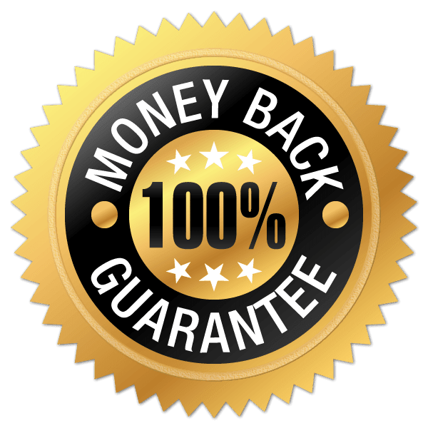 100% money-back guarantee
