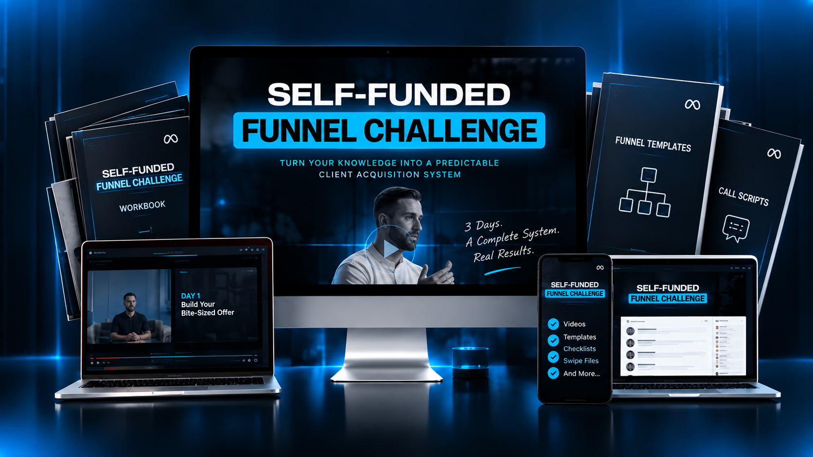 Everything included in the Self-Funded Funnel Challenge